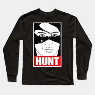 Cool Feminist Scifi Movie Hunt Meme Long Sleeve T-Shirt